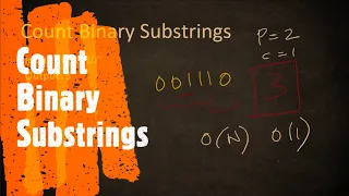 Count Binary Substrings LeetCode 696 Coders Camp