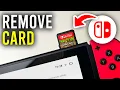 How To Remove Game Card From Nintendo Switch - Full Guide
