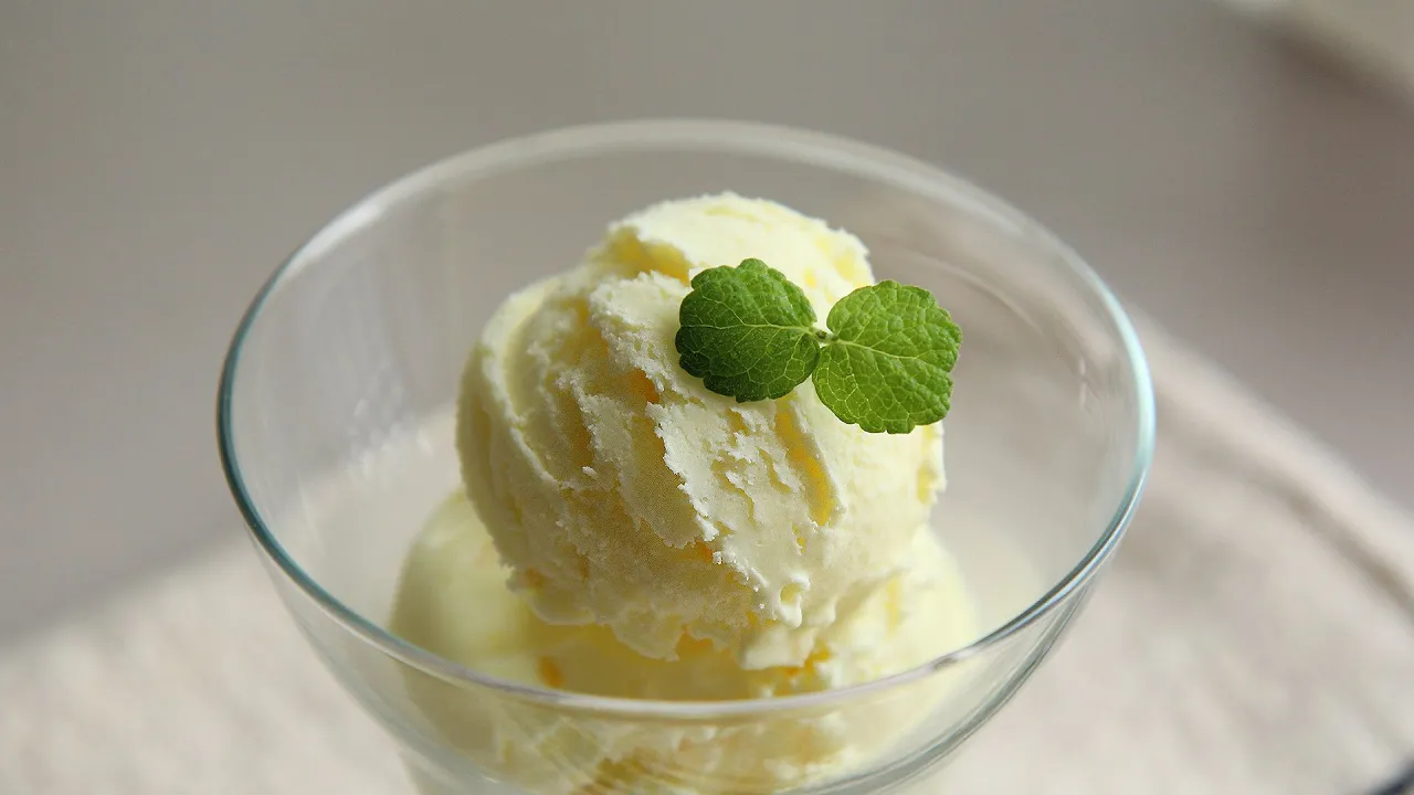 [4K]   : Fresh Lemon Ice Cream : Honeykki 