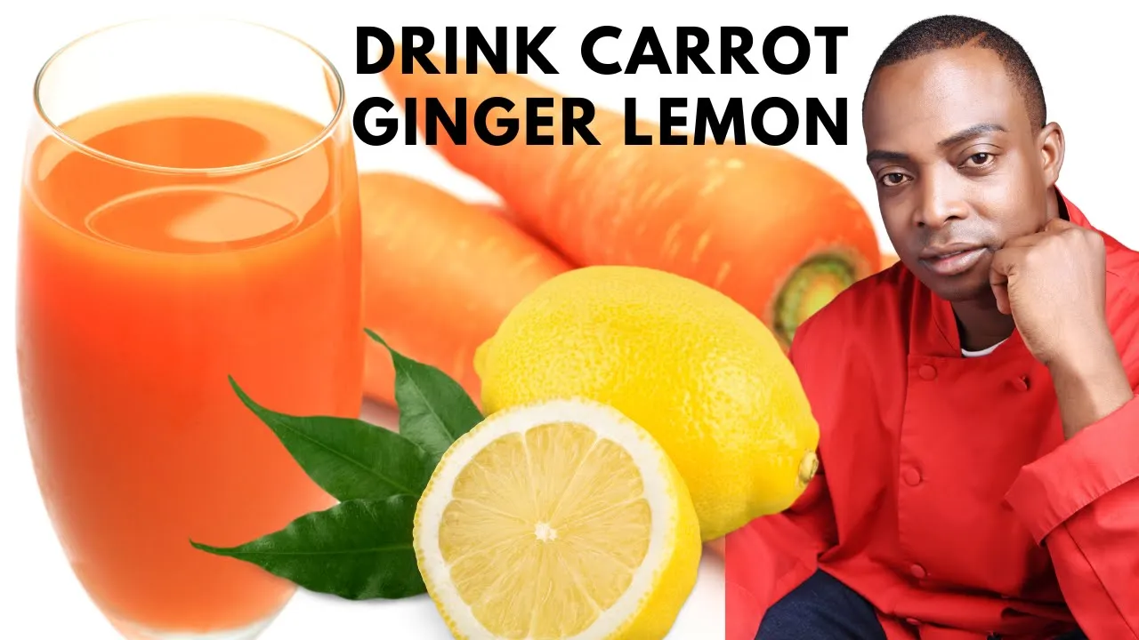 Drink carrot ginger lemon for weight loss drink at home 