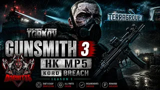 Gunsmith Part 3 KORD Breach Season 1 Escape from Tarkov