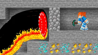 CAÇADOR vs ATHOS MINHOCA GIGANTE no MINECRAFT