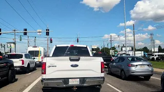 Driving to Rouses in Louisiana Metairie