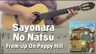 Download Sayonara No Natsu / From Up On Poppy Hill (Guitar) [Notation + TAB] MP3