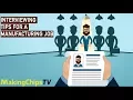 Interviewing Tips for a Manufacturing Job