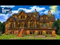 Minecraft How to Build a Ultimate Wooden Mansion Tutorial