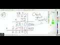 Multiplication Practice 2s Standard Algorithm
