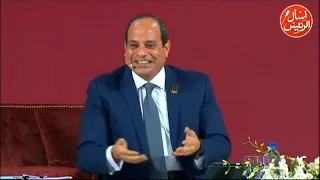 شاهد   السيسي ممازحا راقصي كيكي  يا مهندس طارق زو  د البنزين متقلقش دندنها