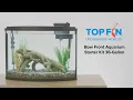 Top Fin Bow Front Starter Kit Setup 36-Gal YouTube