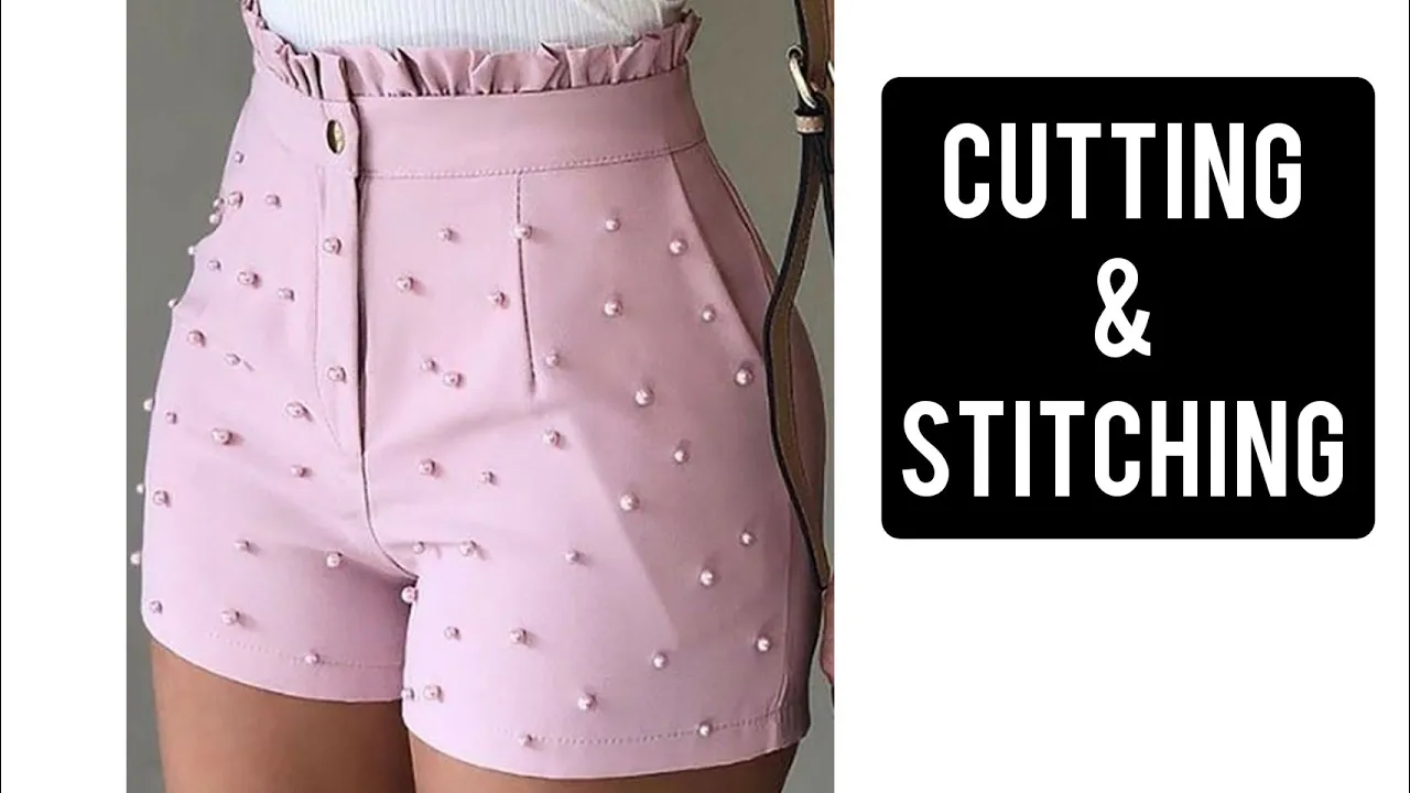 How to CUT and SEW a SHORT PANT // Cutting and stitching // DIY // Summer sewing ideas project