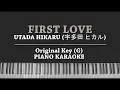 Download Lagu First Love (KARAOKE PIANO COVER) Utada Hikaru with Lyrics
