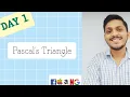 Leetcode 118 Pascal s Triangle Day 1 Striver SDE Sheet
