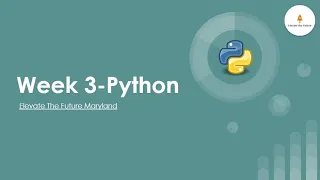 Python Course Day 3