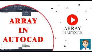 How to use Array in Autocad Array Command in Autocad Autocad 2021