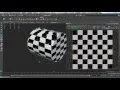 Maya Basic cylinder UV mapping