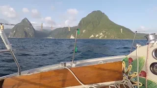E18: Stuck in Tide Rip for Two Hours, Sailing to Soufriere and Pitons