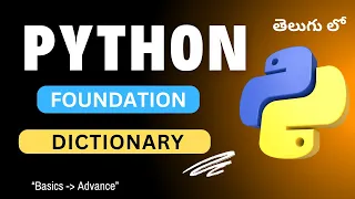 10 Dictionary in Python Python Tutorial in Telugu