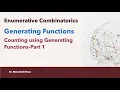 Counting Combinatorial Problems using Generating Functions