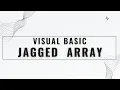 Visual Basic Jagged Array Sample