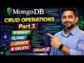 MongoDB CRUD Operations Part 3 Insert Find Update Delete Hindi SSSAM Academy 2026