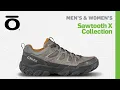 Oboz Women's Sawtooth X Low Waterproof Hiking Shoe (Hazy Grey) - 23502-HZGY - Video 4 of 1