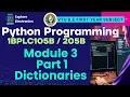 Module 3 Part 1 Dictionaries in python VTU 1st sem Python Programming