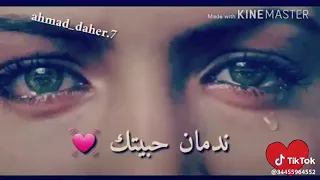 شلتك من قلبي ندمان حبيتك   دندنها