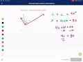 Khan Academy Tutorial unknown angle problems with algebra