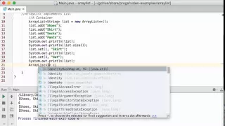 Java ArrayList Tutorial