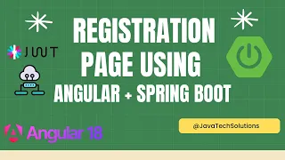 Angular 18 Spring Boot 3 Registration Page Tutorial - Step by Step