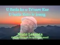 Download Lagu U batla ke u ts'oarekae|U khotsofatsoa keng|Ntate lekaota..official audio on the link in description