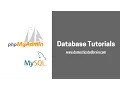How to Rename a Database Table in phpMyAdmin