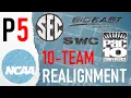 Realigning the NCAA - 10 or 11 Team Power Conferences