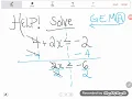 Help How Do You Solve Inequalities