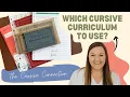 Which cursive curriculum should I use The Cursive Connection Palmer Method Handwriting Tears