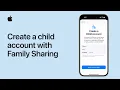 How to create a child account with Family Sharing on iPhone or iPad Apple Support