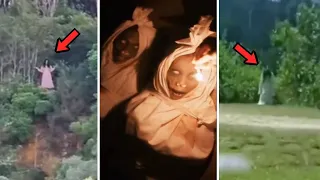 KUNTILANAK SIANG HARI DAN POCONG !! 10 PENAMPAKAN HANTU TERJELAS DAN SERAM - SATPAM HOROR