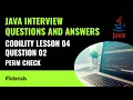 JAVA TUTORIAL - CODILITY L4 Q2