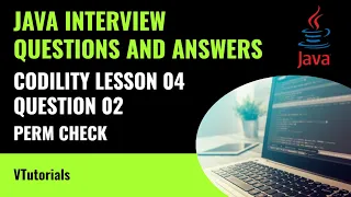 JAVA TUTORIAL - CODILITY L4 Q2