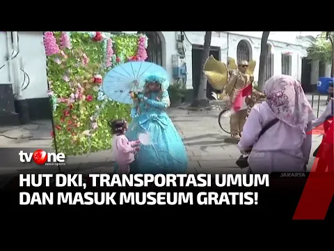 Spesial HUT Jakarta, Pemprov DKI Gratiskan Transportasi Umum dan Kunjungan Museum