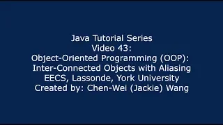 EECS1021 Java Tutorial 43