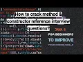 Method Reference Constructor Reference in Java 8