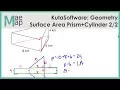 KutaSoftware Geometry - Surface Area Of Prisms And Cylinders Part 2