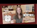 Unpacking my Vintage Coach Bags