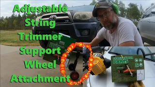 Adjustable String Trimmer Support Wheel Attachment - Weed Eater