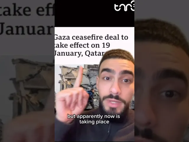 ⁣Ceasefire now? A deal appears to have been reached.