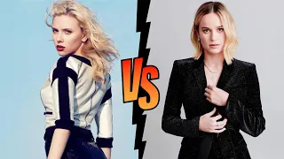 scarlett johansson vs brie larson transformation 2021
