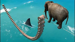 باركور الفيل المستحيل 🐸 GTA 5 Elephant Parkour Gets Extremely Difficult
