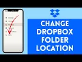 How to Change Dropbox Folder Location 2024 Edit Dropbox Folder Location