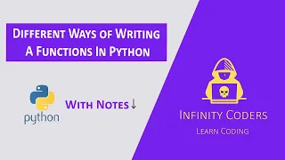 Different ways of writing a function in python Swap numbers using function